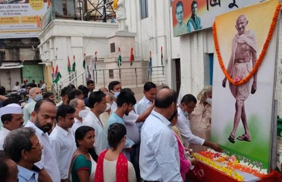 Congress Pays Tribute to ‘Father of the Nation’ Mahatma Gandhi Congress Pays Tribute to ‘Father of the Nation’ Mahatma Gandhi